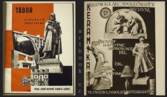 ALMANACH JIŽNÍ ČECHY. - 1929. Fotomontážní obálka J. ŠVÁB. Výstavy; architektura; průmysl. Tábor; Písek; Lázně Bechyně