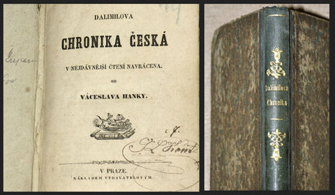 1849. V Lipště i v Praze; Synové Bohumila Haase; za faktora Jos. V. Žáka. /kroniky/19. st./