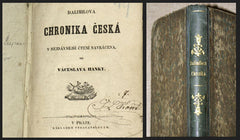 Dalimilova chronika česká v nejdávnější čtení navrácena od Váceslava Hanky. - 1849. V Lipště i v Praze; Synové Bohumila Haase; za faktora Jos. V. Žáka. /kroniky/19. st./