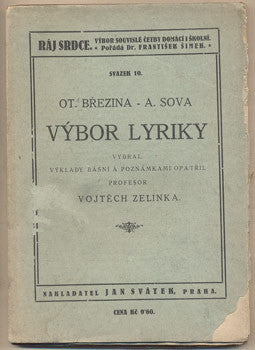 1923. Ráj srdce. Podpis Vojtěcha Zelenky. 