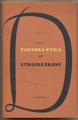 DYK; VIKTOR: LYRICKÉ ZRÁNÍ. - 1947. Noci chiméry - Domy - Devátá vlna. Obálka JAROSLAV HRUBÝ.