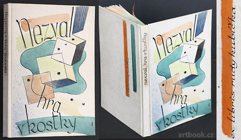1928. NEZVAL; VÍTĚZSLAV: HRA V KOSTKY. Obálka JINDŘICH ŠTYRSKÝ. 