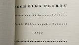 J. J. PAULÍK: TECHNIKA FLIRTU - 1932. Fotomontážní obálka EMANUEL FRINTA.