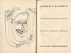 LITANIE Z ATLANTY. - 1938. Černošská poezie.