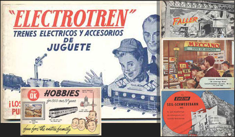 1955-1957. 12 nabídkových katalogů. /železnice/