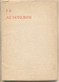Bezruč - P. B. AD HONOREM. - 1938.