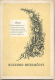 Bezruč - SLEZSKO BEZRUČOVI. - 1937. Obálka JOSEF ŠRÁMEK; perokresby BOHUMIL DVORSKÝ.