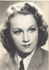 MANDLOVÁ; ADINA. - Dobová fotografie. /osobnosti/