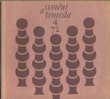 1972. Lidová umělecká výroba. /bižuterie/sklo/tapiserie/