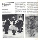 UMĚNÍ A ŘEMESLA 1977. 1 - 4.  Lidová umělecká výroba. /kubistický nábytek/užité umění/gobelín/habánská keramika/
