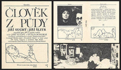 SEMAFOR - JIŘÍ SUCHÝ, JIŘÍ ŠLITR: ČLOVĚK Z PŮDY. - 1977. /divadelní program/
