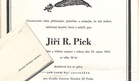 1963. Divadlo Paravan. /divadelní programy/60/