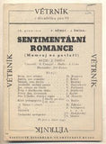 VĚTRNÍK. Divadelní programy. - 1942 / 1943.