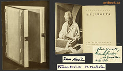 Jirout - VAZAČSKÉ DÍLO A. L. JIROUTA. - 1951. Katalog výstavy. Podpis A. L. Jirouta; Fr. Hrubína a J. Květa.