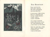 NEČAS; JAROSLAV: POD BESKYDEM. - (1957). Dřevoryty JOŽKA BARUCHA. Petr Bezruč.