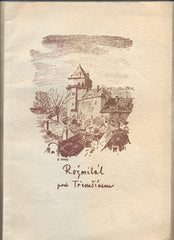 JUBIELNÍ ROČENKA OBČANSKÉ ZÁLOŽNY V ROŽMITÁLE POD TŘEMŠÍNEM. - 1942.
