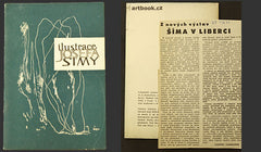 ILUSTRACE JOSEFA ŠÍMY. - 1964. Výstava 2. - 16. února 1964. Ústí nad Orlicí;  /katalog/Josef Šíma/ REZERVACE