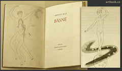 RÁŽ; ARNOŠT: BÁSNĚ.  - 1930. Spolek českých bibliofilů. Rytiny VÁCLAV MAŠEK; typografická úprava KAREL DYRYNK.