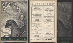 ČAPEK; KAREL: BÍLÁ NEMOC. - 1937. 1. vyd. Obálka OTAKAR MRKVIČKA.