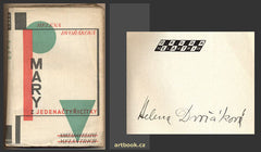 DVOŘÁKOVÁ; HELENA: MARY Z JEDNAČTYŘICÍTKY. - 1929. Podpis autorky. 'Úroda'