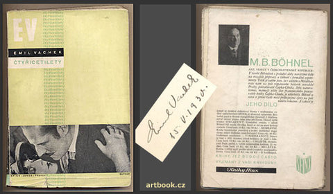 1930 Obálka LADISLAV SUTNAR. Podpis autora. 'Nové cíle'.