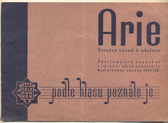 PŘIJIMAČ 'ARIE'. - 1937. Návod k obsluze. Radio. /technika/