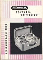 TONBAND - KOFFERGERÄT / KUFŘÍKOVÝ MAGNETOFON. - Neckermann. Návod k obsluze. /technika/