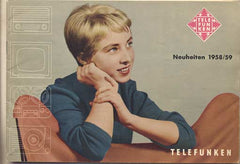 TELEFUNKEN 1958/59. - Katalog. Radio; televize; magnetofon; gramofon. /technika/