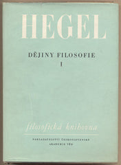 HEGEL; G. W. F.: DĚJINY FILOSOFIE I.; II.; III. - 1961 - 1974. Filosofická knihovna. /filozofie/