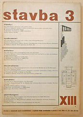 STAVBA. Roč. XIII. č. 3. - 1936. Měsíčník nové architektury. Jiří Kroha. /architektura/
