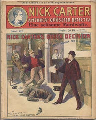 NICK CARTER - Amerika`s grösster Detectiv. - (1906-13). 1. Auflage. Eine seltsame Mordwaffe.