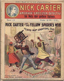 NICK CARTER - Amerika`s grösster Detectiv. - (1906-13). 1. Auflage. Im Netz der gelben Spinne.