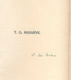 HERBEN; JAN: T. G. MASARYK. - 1910. Politickém čtení. Podpis autora.