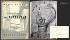 KUNDERA; LUDVÍK: KONSTANTINA. - 1946. Edice Pochod. Ilustrace VÁCLAV ZYKMUND. Skupina Ra.
