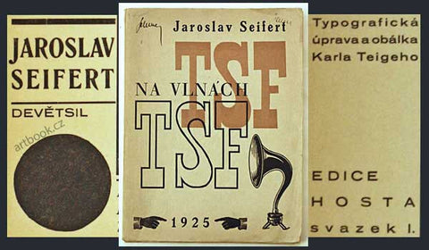 1925.  1. vyd. Edice Hosta sv. I. Original wrappers. Design by KAREL TEIGE. /poesie/poetismus/