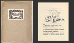 THOOR; W. J. K.: BALADA CUDNÁ. - 1929. Knihovna cudných autorů. /erotika/