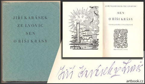 1932. Kresby JAN KONŮPEK. Amfora. Podpis autora.
