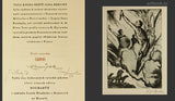 Konůpek - NERUDA; JAN: ZPĚVY PÁTEČNÍ. - 1928.  Edice Rozmarýn sv. 3. 3 celostr.; sign. lepty JAN KONŮPEK;  typo KAREL DYRYNK; podpisy.
