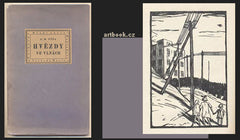 PÍŠA; A. M.: HVĚZDY VE VLNÁCH. -  1924. Knihovna Mladí autoři. Dřevoryt JAN RAMBOUSEK.