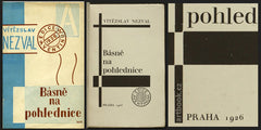 Teige & Mrkvička - NEZVAL; VÍTĚZSLAV: BÁSNĚ NA POHLEDNICE. - 1926. 1. vyd. Cover design KAREL TEIGE & OTOKAR MRKVICKA.