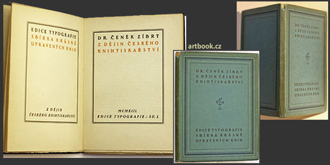 1913. Typografie sv. 1. /knihtisk/knihtiskaři/knihy o knihách/