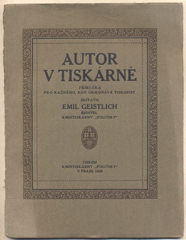 1909. Příručka pro každého; kdo objednává tiskopisy.