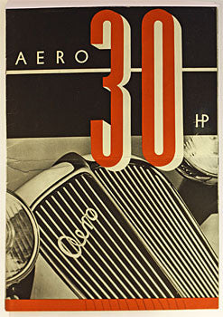 1935. Typografie FRANTIŠEK MUZIKA; foto na ob. JOSEF SUDEK. /technika/auta/reklama/