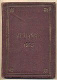 ALMANAH KRÁLOVSKÉHO ČESKÉHO ZEMSKÉHO A NÁRODNÍHO DIVADLA V PRAZE NA ROK 1886. - 1885. Vydali Karel Tesař a A. Holoubek. /divadlo/almanach/
