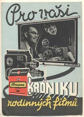 FOMA - PRO VAŠI KRONIKU RODINNÝCH FILMŮ. - Propagační leták. Fomapan.  /film/reklama/