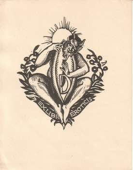 JOSEF HODEK. Dřevoryt (wood engraving).