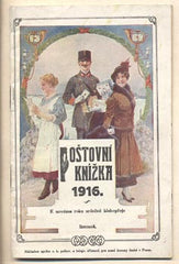 POŠTOVNÍ KNÍŽKA 1916. - 1916. /pošta/