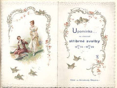 HOTEL 'U ARCIVÉVODY ŠTĚPÁNA' - MENU. - 1899. Hotel Evropa /gastronomie/pragensie/