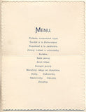 HOTEL 'U ARCIVÉVODY ŠTĚPÁNA' - MENU. - 1899. Hotel Evropa /gastronomie/pragensie/