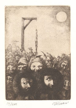 1984. Lept; sign.; slepotisk. razítko Lyra Pragensis; volný list 295x210; tisk. plocha 145x105